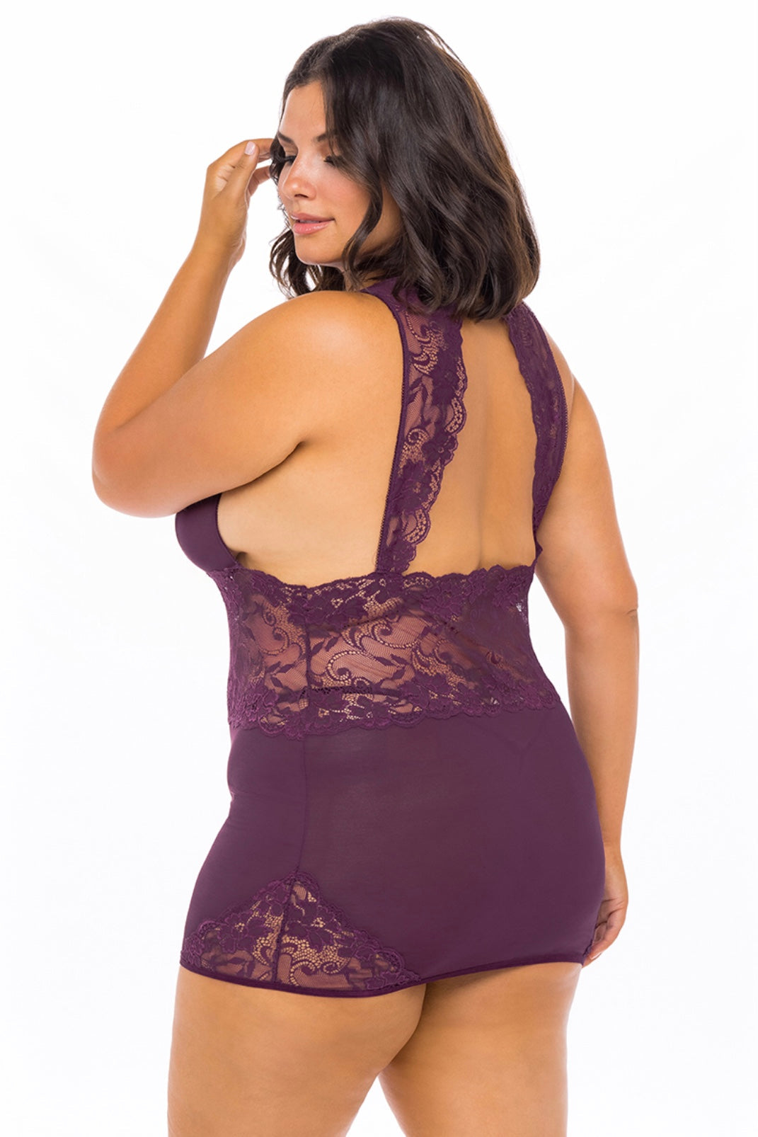 Mirabelle babydoll - Curvynlingerie Plus Size 