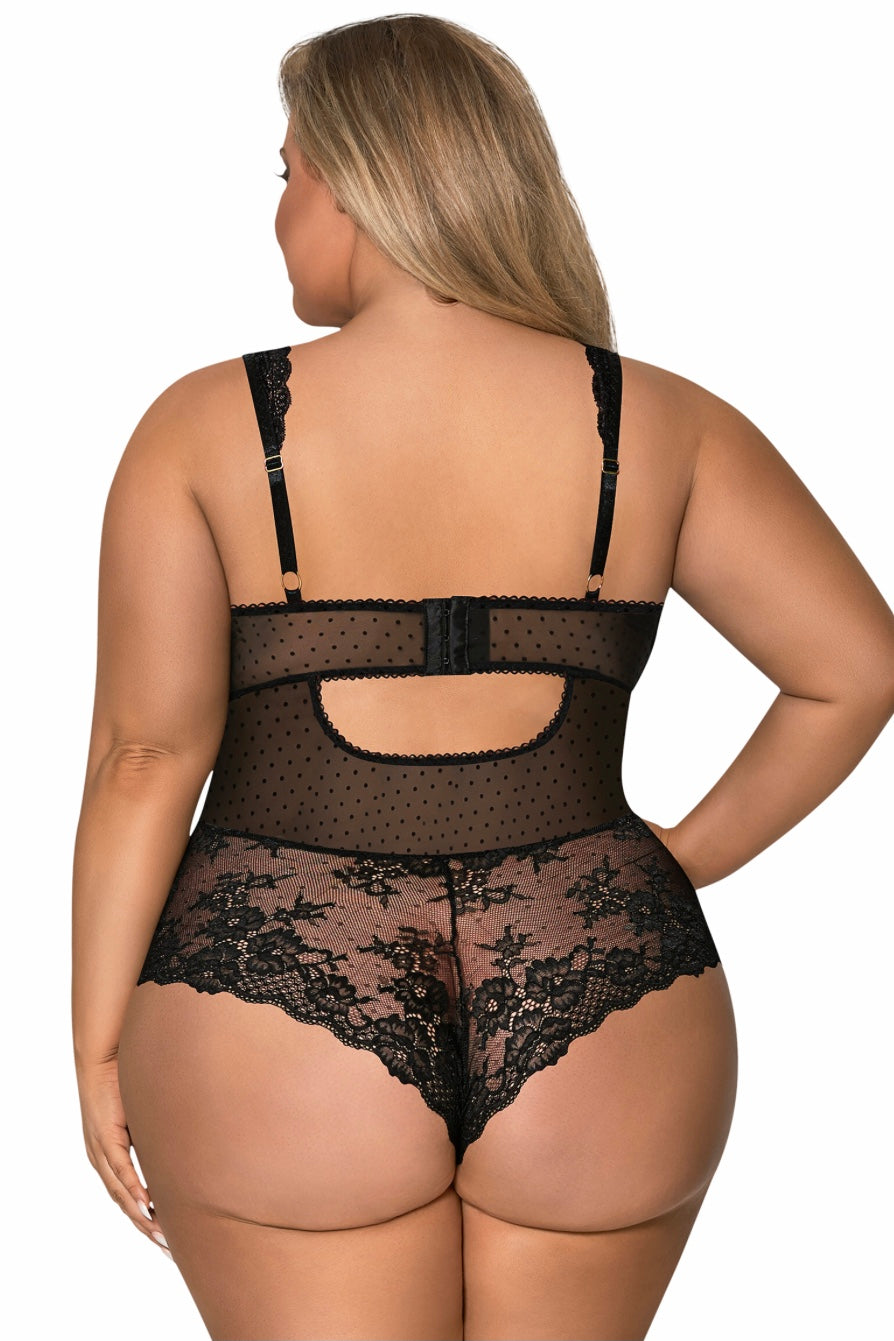 Balconette teddy - Curvynlingerie Plus Size 