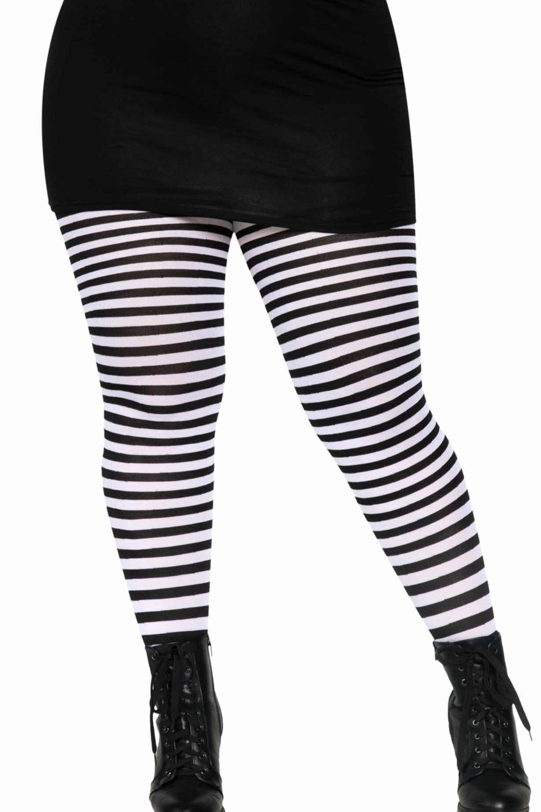 Striped tights - Curvynlingerie Plus Size 