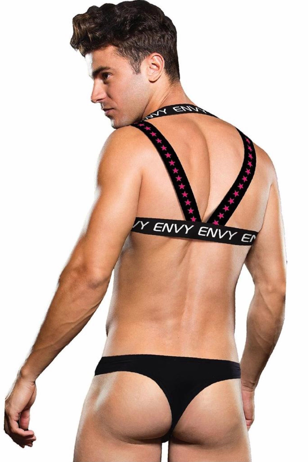 Envy logo harness - Curvynlingerie Plus Size 