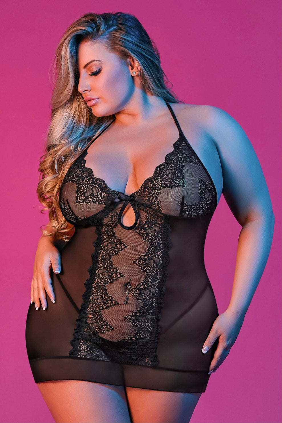 Chemise &amp; G-Set - Curvynlingerie Plus Size 