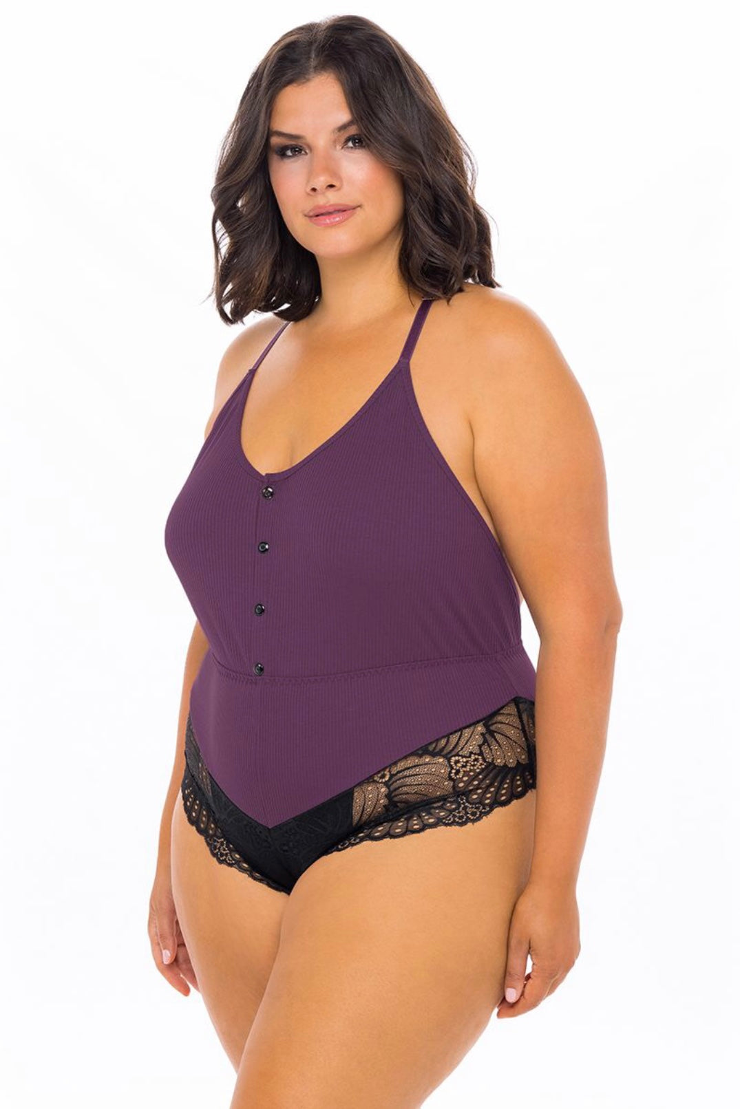 Claribel jersey romper - Curvynlingerie Plus Size 