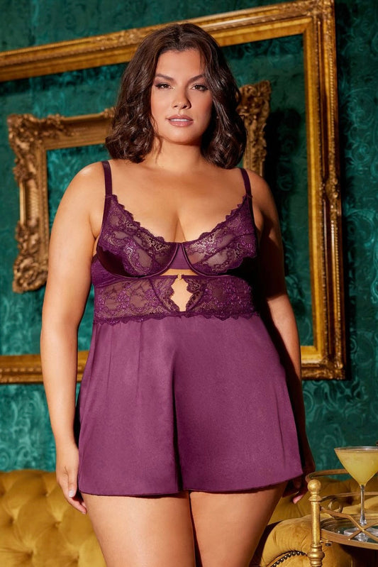 Donna chemise - Curvynlingerie Plus Size 