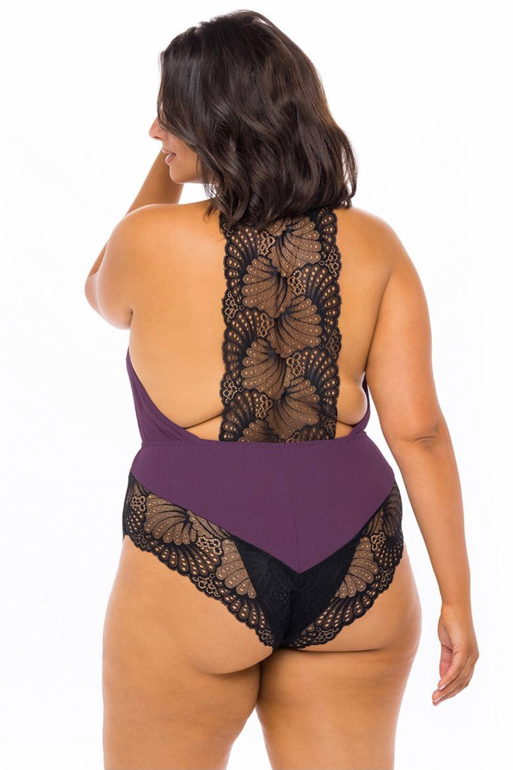 Claribel jersey romper - Curvynlingerie Plus Size 