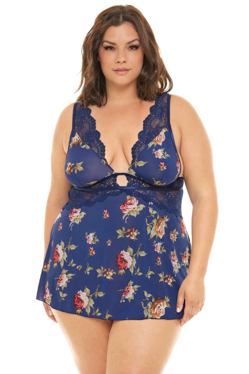 Naeva babydoll - Curvynlingerie Plus Size 