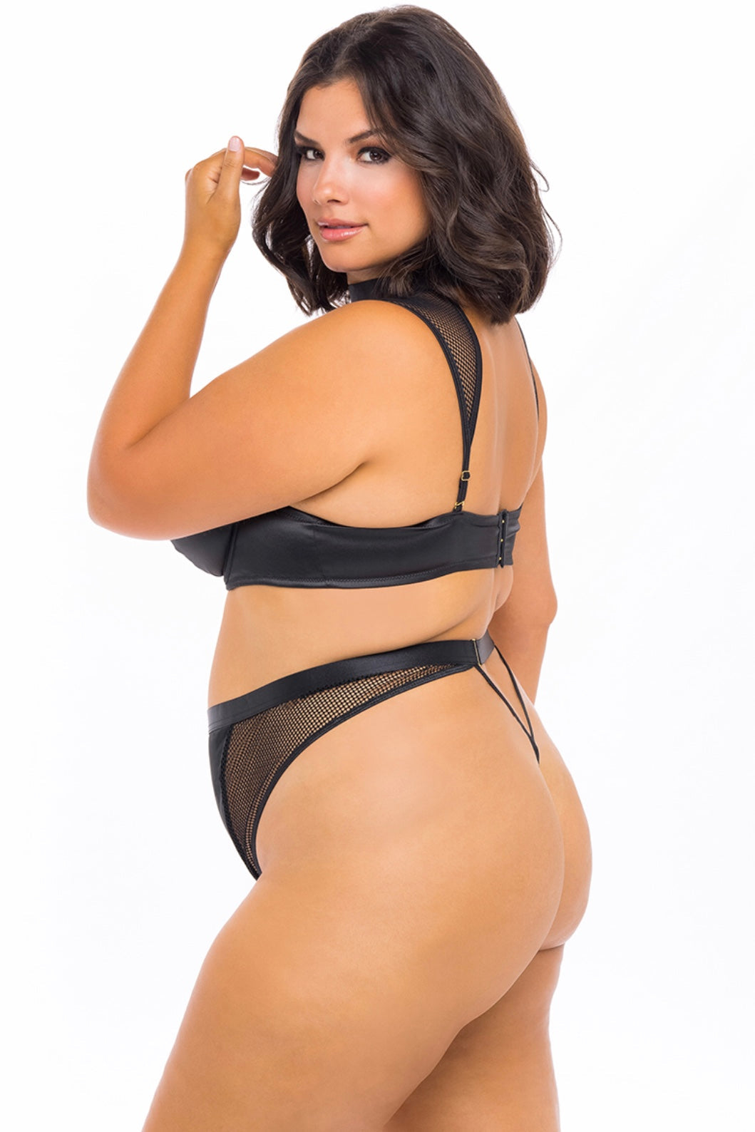 Josephine bra and panty set - Curvynlingerie Plus Size 