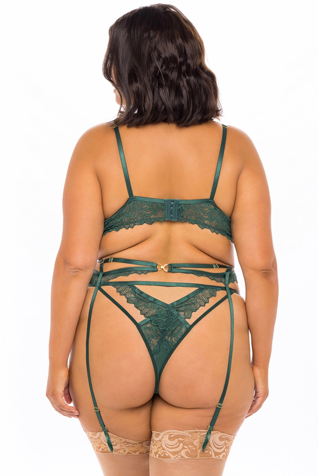 Louisa bra set - Curvynlingerie Plus Size 