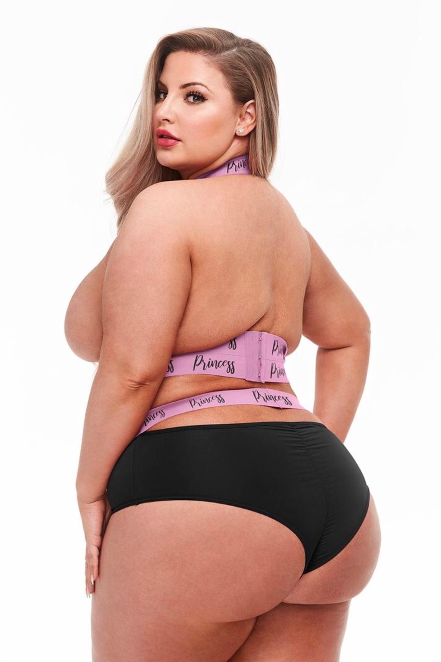 Strappy two piece Princess - Curvynlingerie Plus Size 