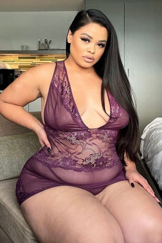 Mirabelle babydoll - Curvynlingerie Plus Size 