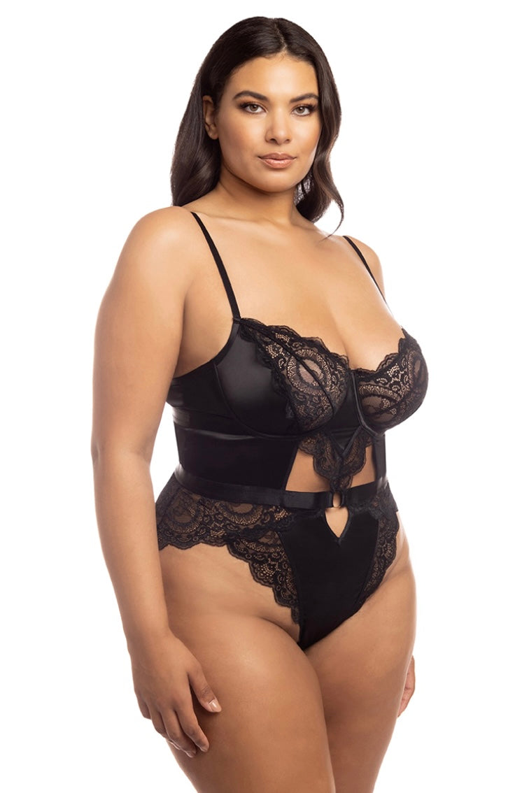 Plus size Minna underwire teddy