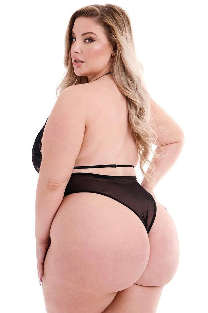 Plus size Sexy Eco Lace Teddy