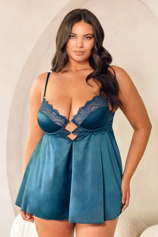 Plus size Diana babydoll-Curvynlingerie Plus Size