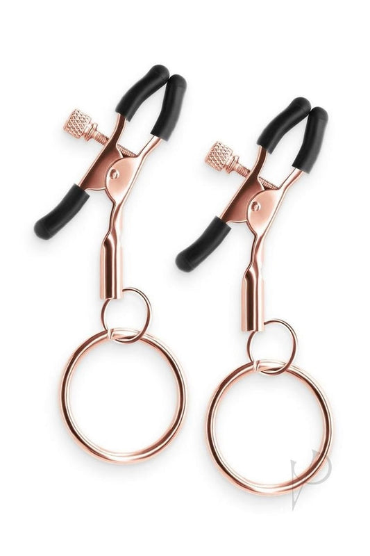 Bound Nipple Clamps - Rose Gold