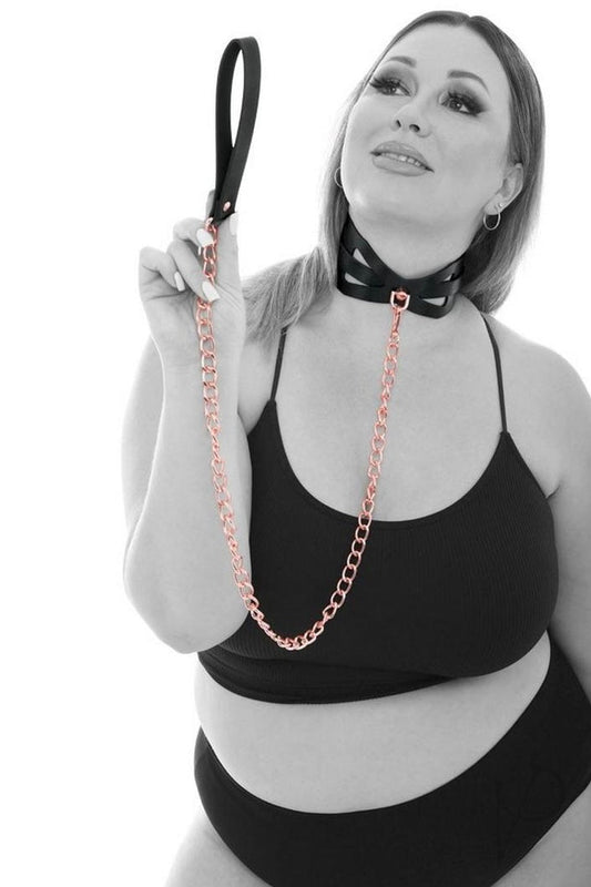 Plus size Sex & Mischief Brat Collar & Leash