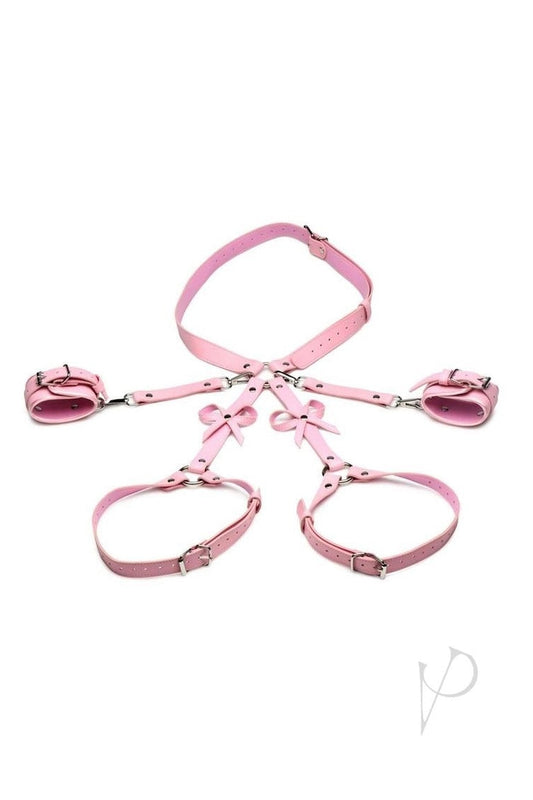 Strict Bondage Harness with Bows