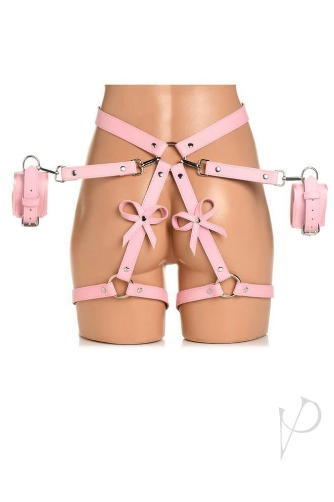 Strict Bondage Harness with Bows