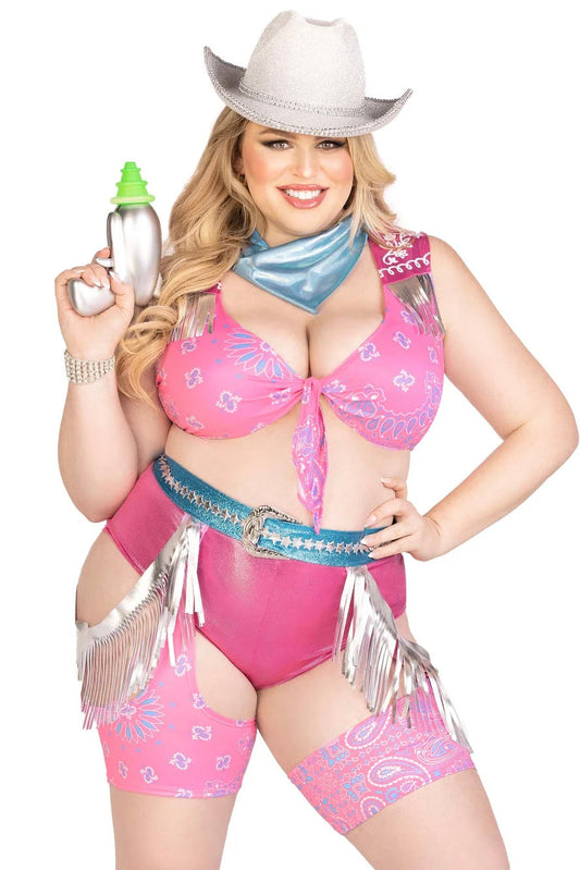 Plus size Space  cowgirl costume