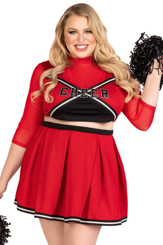 Plus size Varsity babe costume