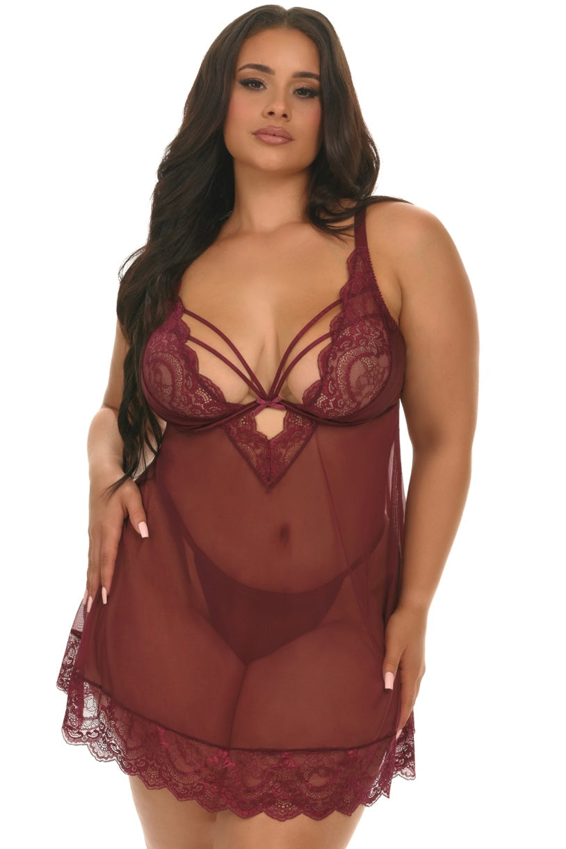 Plus size Wynter babydoll