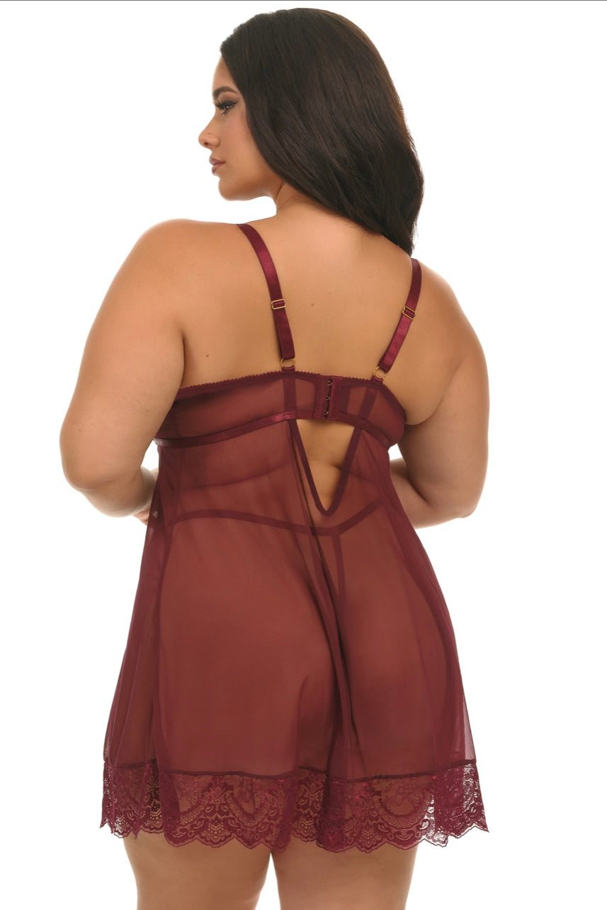 Plus size Wynter babydoll