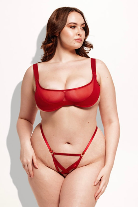 Plus size Devon bra and g-string