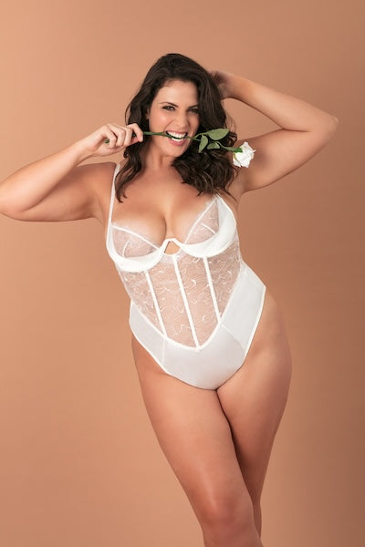 Plus size Carmella teddy